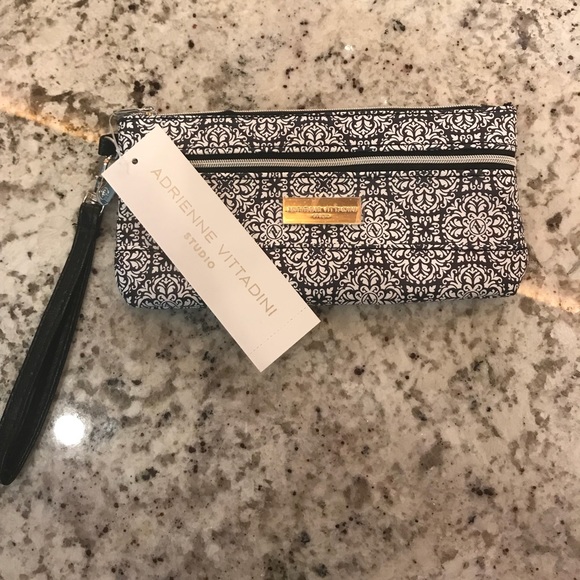 Adrienne Vittadini Handbags - Adrienne Vittadini | Two Zip Pocket Wristlet
